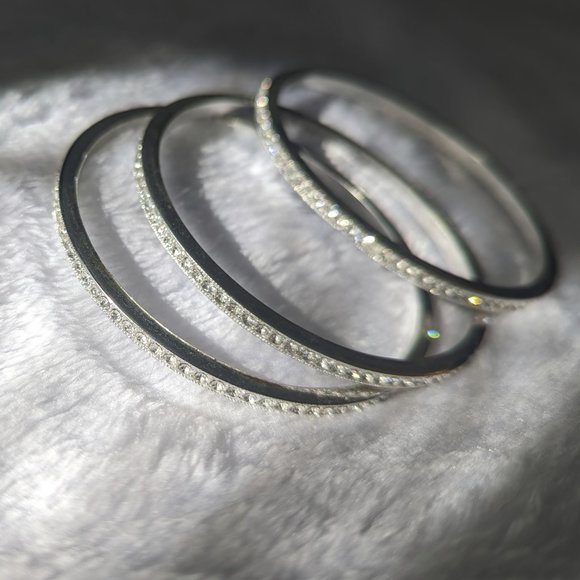 Express Art Deco NYE CZ bangle bracelets - Picture 4 of 4